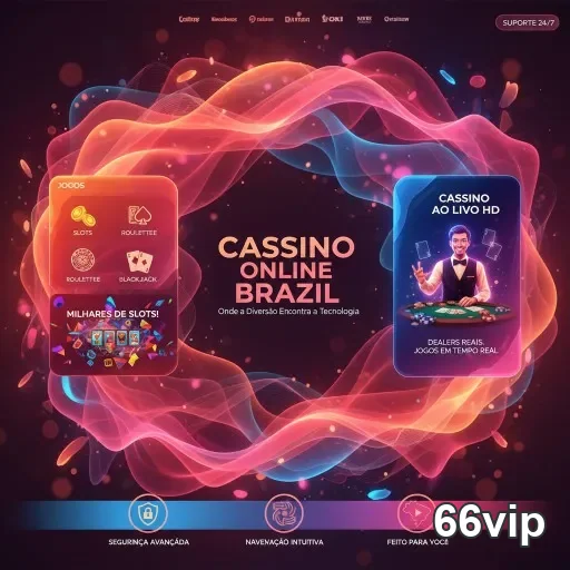 Interface do 66vip com jogos de cassino online e dealers ao vivo.