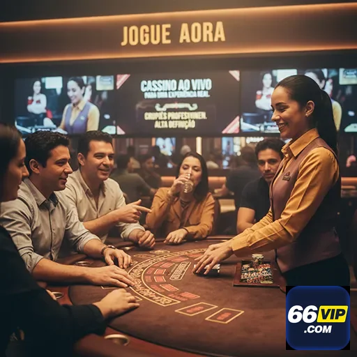 Jogadores se divertindo em um cassino online com slots e promoções VIP
