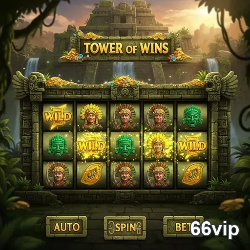 Interface do caça-níqueis Tower of Wins no 66vip móvel.